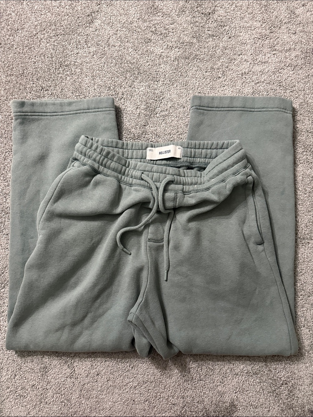 Hollister Sage Green Men's Drawstring Joggers